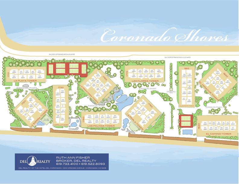 Designed for Del Realty, Coronado, CA