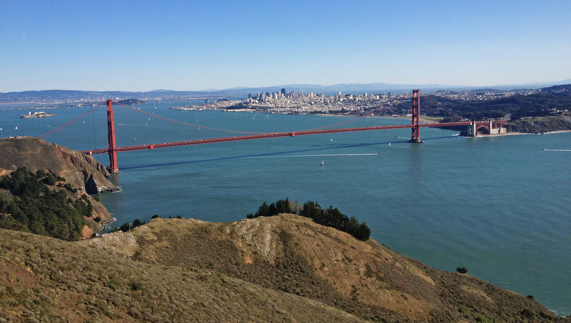 from the Marin Headlands north of San Francisco