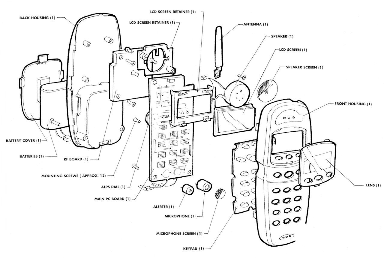 Exploded View Showing Internal Components