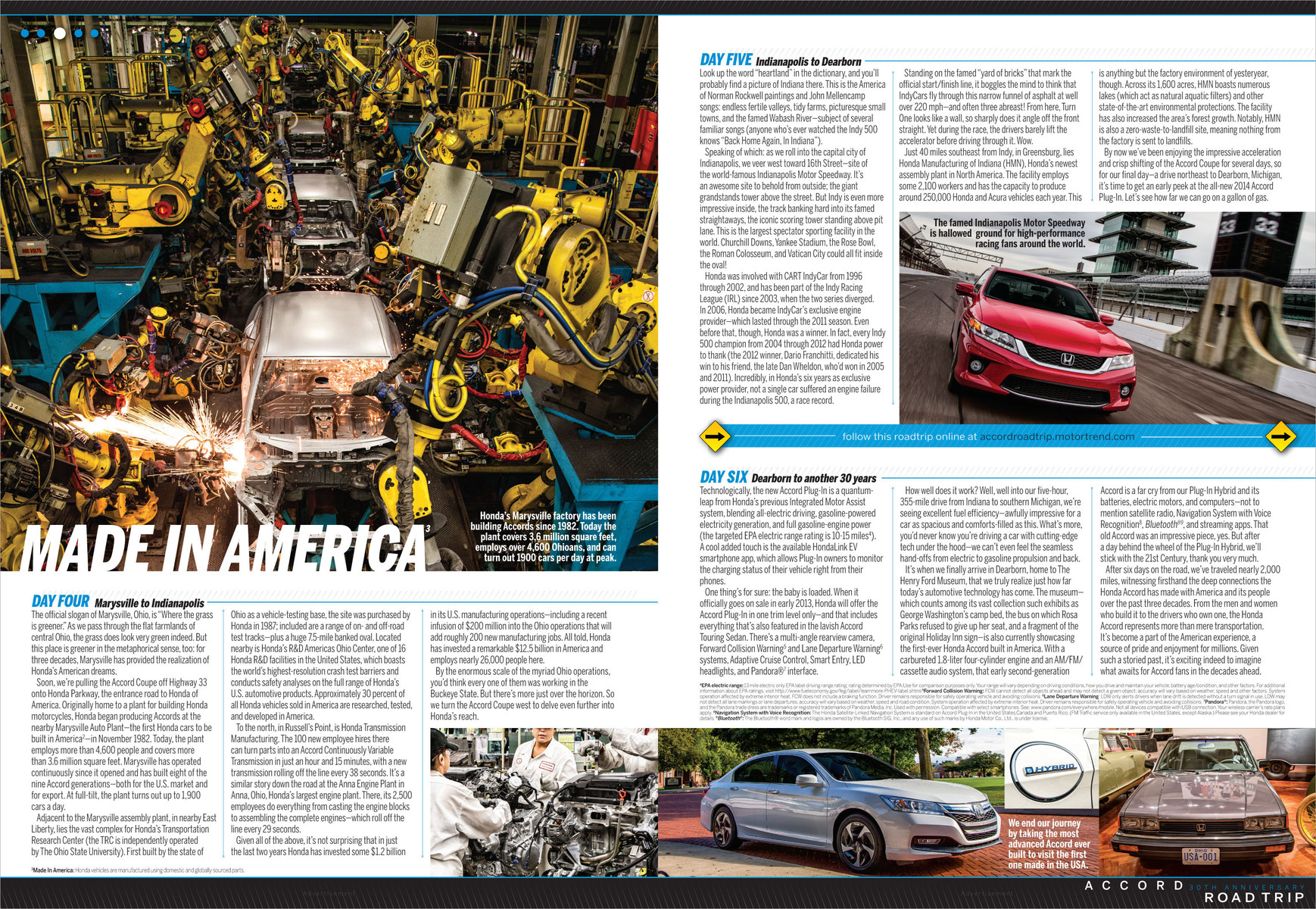 Last spread of a 5 page designed advertorial story. 